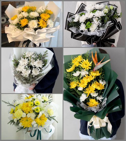 云南临沧永德县勐板乡白事花束代送